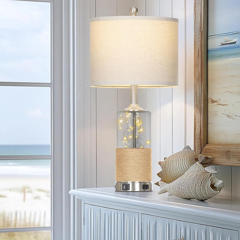 Lampe en verre Coastal