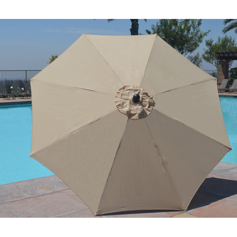 Wilmot 108'' Market Umbrella, Beige