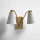 Alyra 2 Light Dimmable Armed Sconce