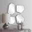 Fischer Metal Irregular Wall Mirror