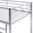 Silver Twin Over Bunk Bed With - Low For Strengthened Success Rate Metal , Safe And-378775953-378775952