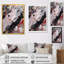 Red and Black Marble Whispers I - impression-817104897-817104896