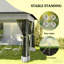 Tente escamotable, auvent avec filet en filet, avec sac de transport, pour le jardin, le patio-123163272