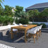Anautica 6 - Person Wood Patio Dining Set with Rectangular Table