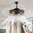 Retractable Ceiling Fan With Lights