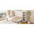 Full Size Murphy Bed With Bookshelf, White-1746948156-1746948157