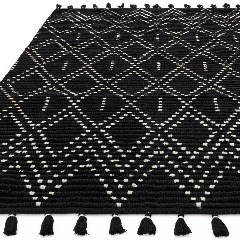 Criddle Moroccan Hand Woven Area Rug, Rectangle 200 x 290cm