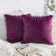 Housse de coussin Silky Velvet Series Pom-poms-1144427447-1144427444-1196681517