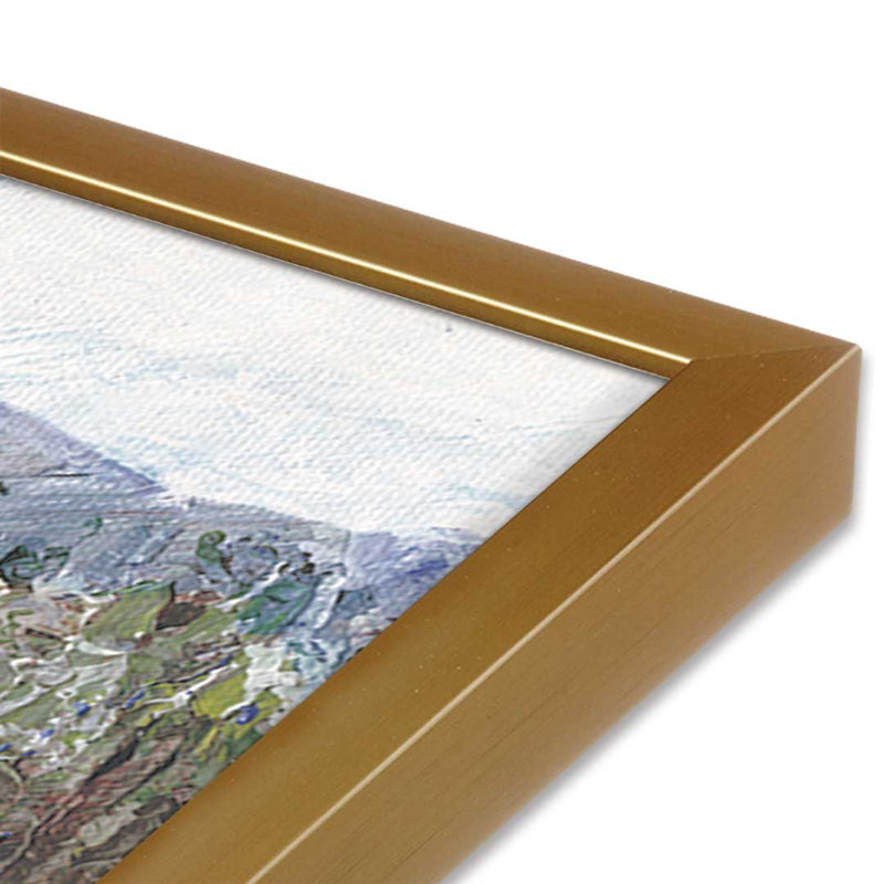 «In the Wild» par Kamdon Kreations, reproduction d'art, L 32 po x H 24 po, Impression encadrée, Doré