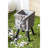 Greek Statue Planter With Legs - 17.6Lb Package Gray 11.4X13x22.4 Inches Magnesium Oxide 22.4" Tall 13" X 11.4" For Exterior & Patio