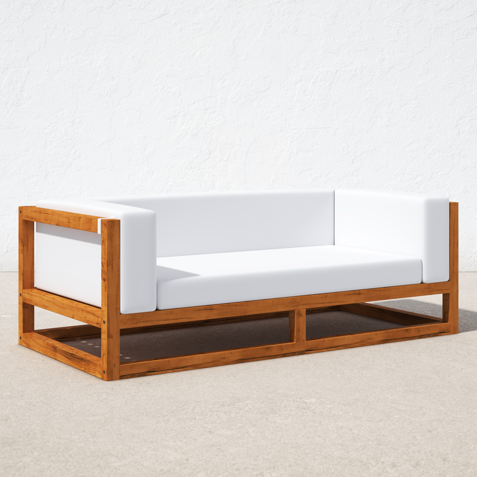Newbury 72" Teak Patio Sofa