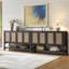 Buffet polyvalent avec 4 portes et 1 tablette ouverte Pomodoro Boho-1385583370