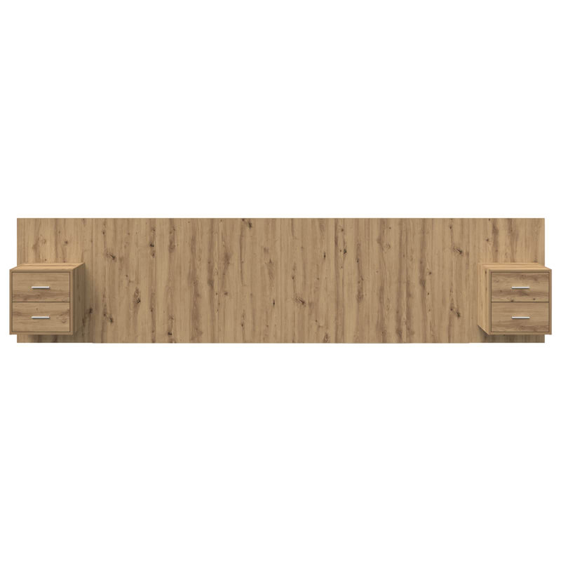 UK Emperor Headboard, 320 x 200cm, Artisan Oak