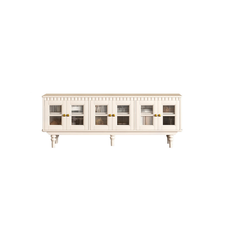 Solid Wood TV Stand Solid Wood Storage Credenza, 28.34”H x 78.74”L x 15.74”W