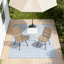 Chaise de patio en rotin