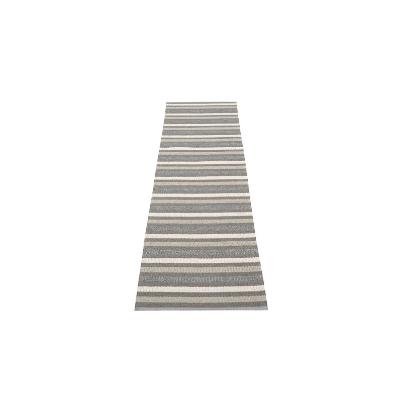 Rug GRACE Charcoal 2.25 x 9 ft, Runner 2'4" x 9'