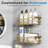 2-Pack Stainless Steel Adhesive Shower Caddy, No-Drill Rustproof Bathroom Storage Shelf