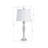 Labbe 27.5'' Crystal/Nickel Table Lamp Set-1611760595