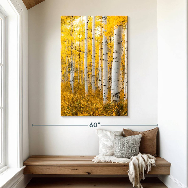 Alvord - forêt jaune, H 48 po x l 32 po