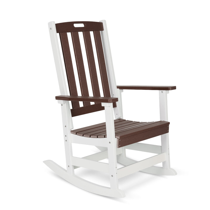 Outdoor Chair, Brown/White