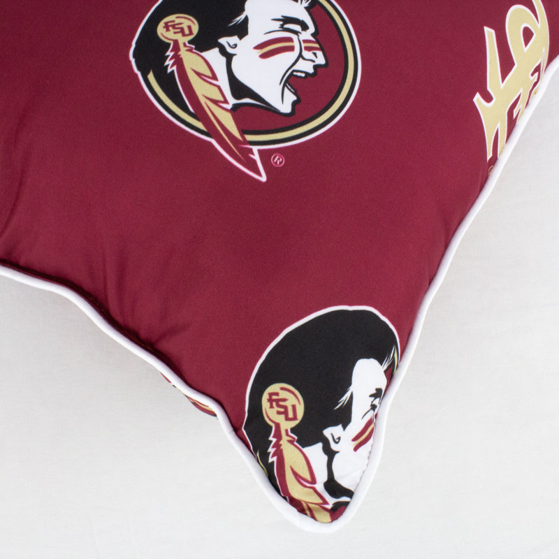 NCAA Square Pillow Cover & Insert, Florida State