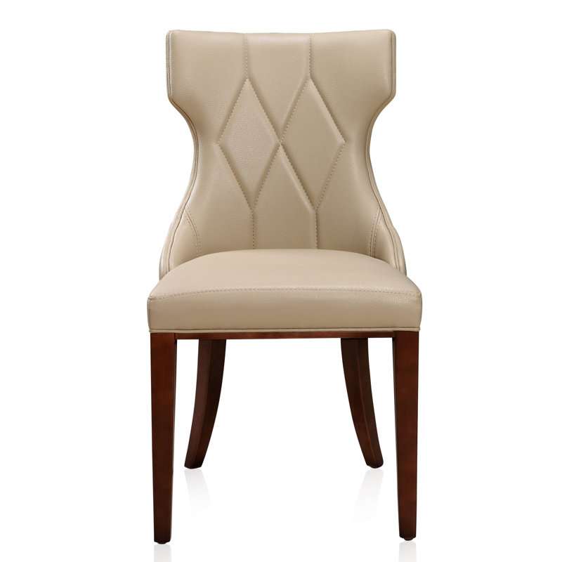 Chaise d'appoint rembourrée en velours Sutherland, Crème, crème