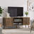 Mid-Century Modern 55" TV Stand For Tvs Up To 65 Inch, Wood Entertainment Center With Storage Cabinets, Adjustable Shelves And Cable Management, Walnut