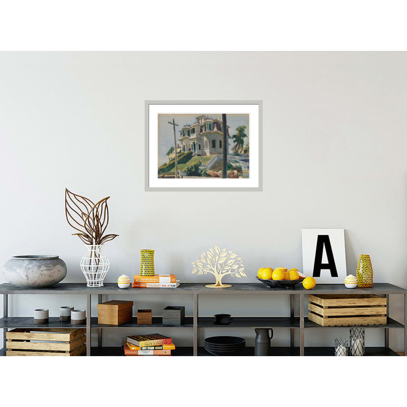 «Haskell's House» par Edward Hopper, impression giclée encadrée, 22.76" H x 29.5" W