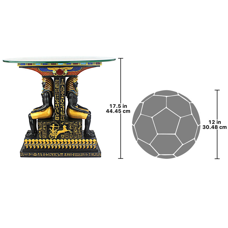 Table de bout égyptienne Pharaon