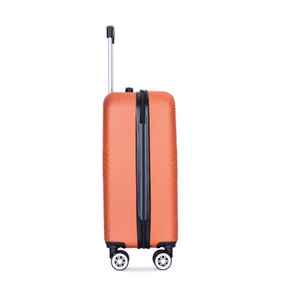 4-piece ABS lightweight suitcase, 14 inch makeup box, aircraft wheels