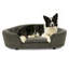 Canapé pour chien surdimensionné ovale semi-fermé surdimensionné-1695243831