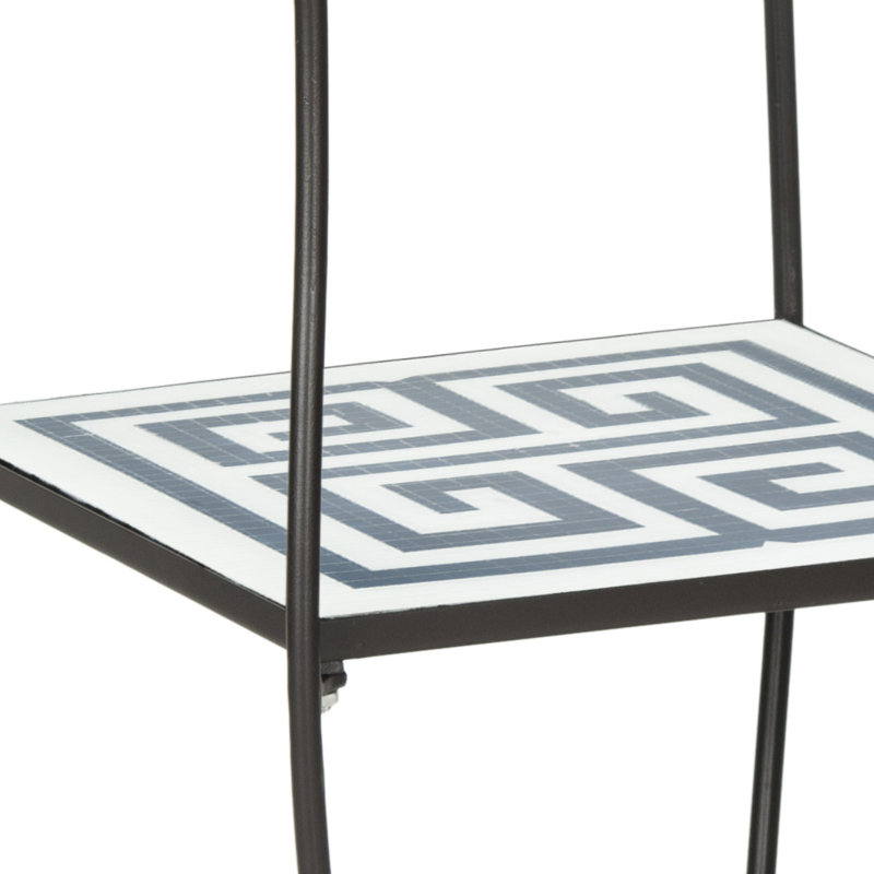 Nakiya Glass Tray Top End Table