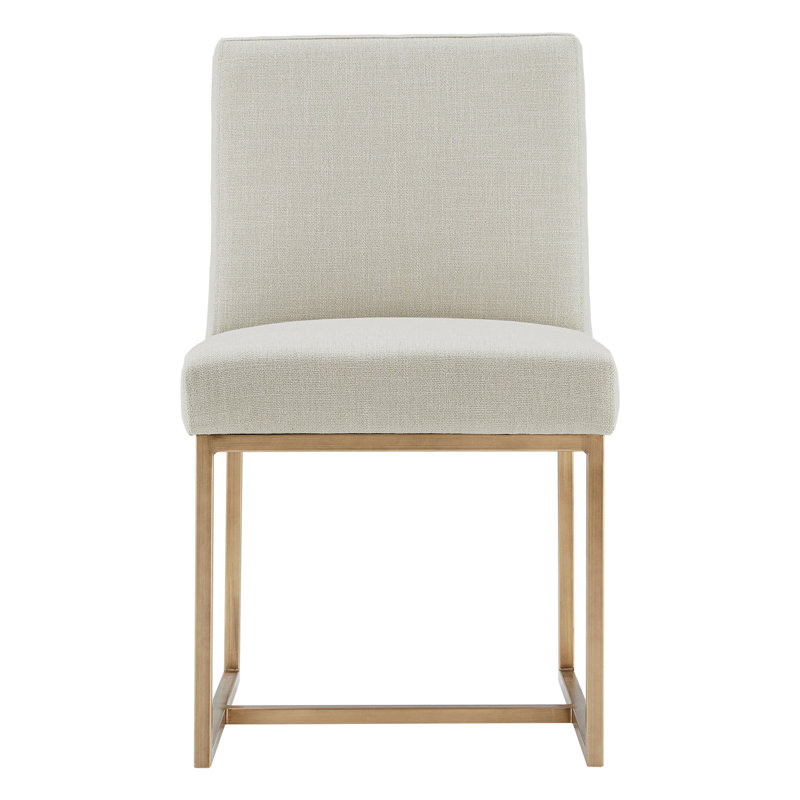 19'' H Linen Upholstered Side Chair