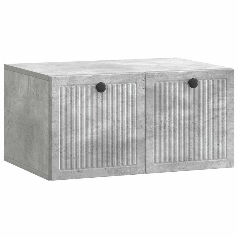TV Stand, 30cm H x 59.5cm L x 41cm W, Concrete Grey
