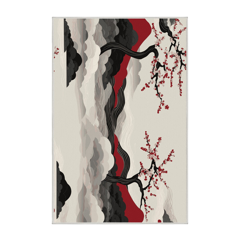 Petal Path Rug, Rectangle 4' x 6'