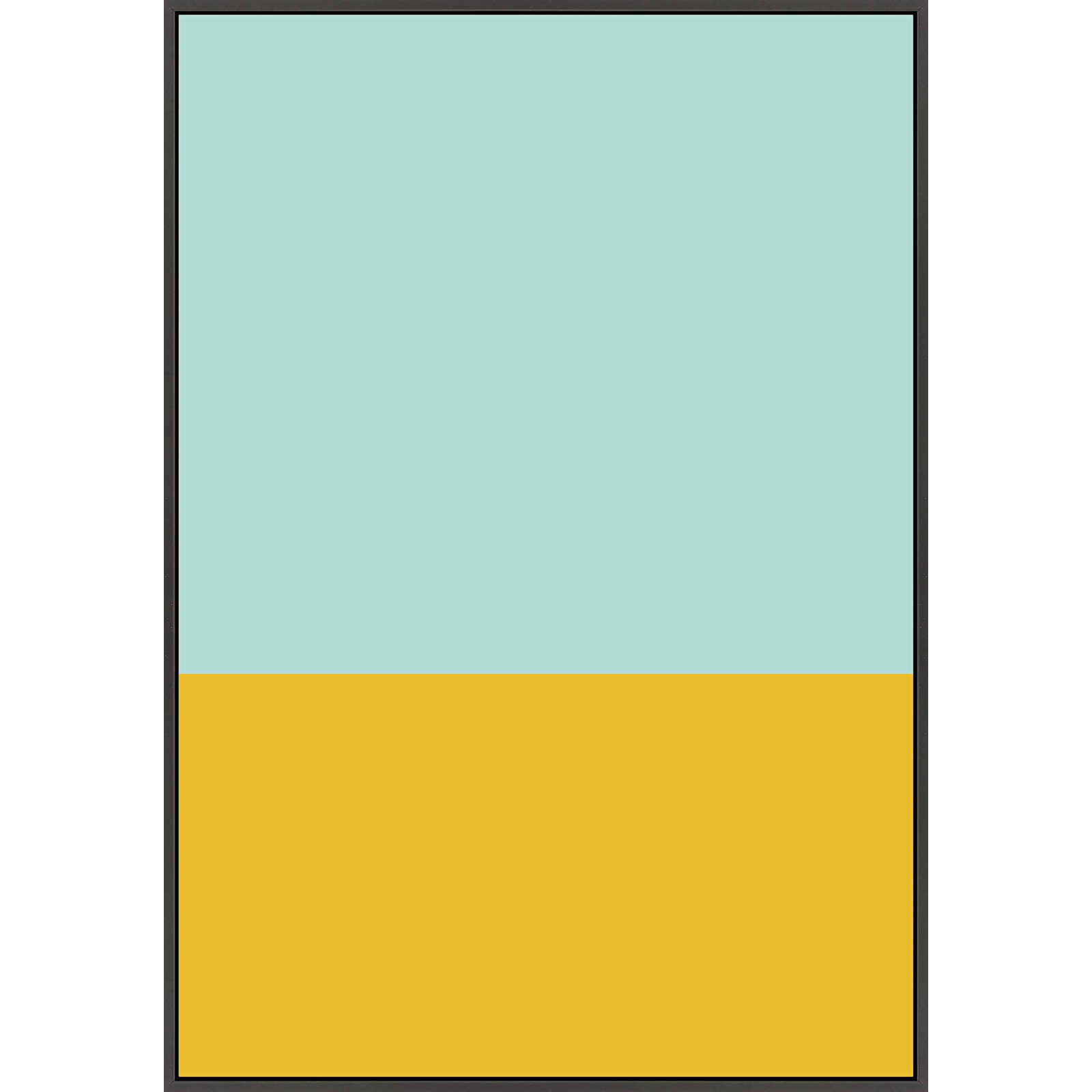 Color Studies 1 by Romina Gadler, Black Framed Canvas, 38" H x 26.5" W x 1.25" D