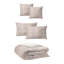 Ensemble de housse de couette réversible standard en coton 5 pièces Prairie Peach-83265843