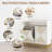 Calixto 39.37" Tilt Out Trash Can Cabinet with Double Hidden Trash Can Holder, Kitchen Free Standing Cabinet-834776054