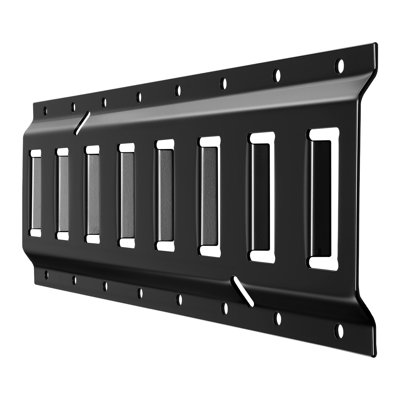 E-Track Tie-Down Rail Kit, 1.3 ft E Tracks Set, 21 Pcs Includes 2 Ratchet Straps & 4 O-Rings & 4 Tie-Offs with D-Ring & 2 Single Slots & 8 End Caps & 1 Bag, Fit for Garages Vans Trailers