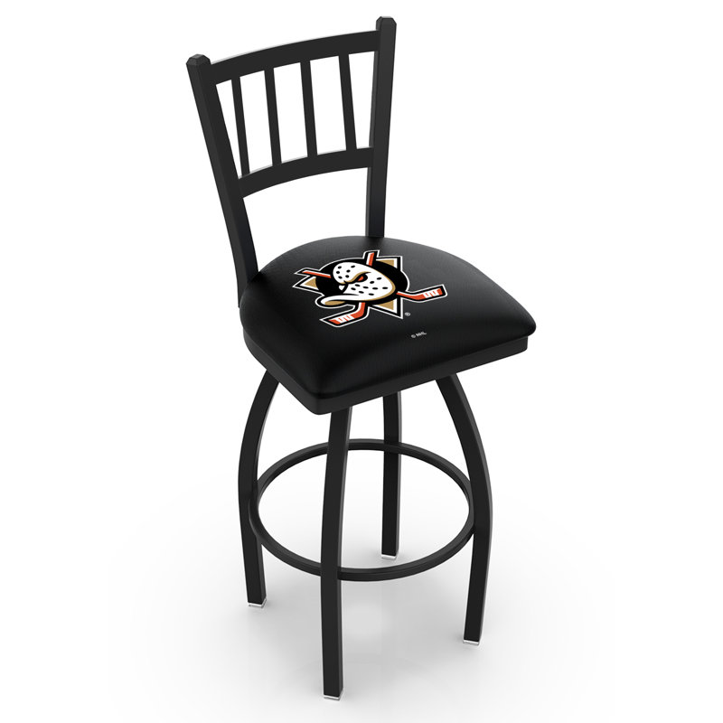 NCAA Swivel 25" Counter Stool, Anaheim Ducks, 25" Height
