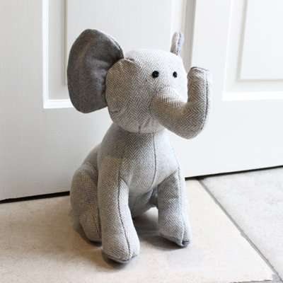 Narrows Elephant Fabric Door Wedge