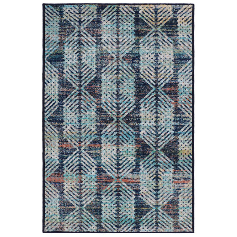 Tapis bleu area Kacie, Rectangle 3 pi x 5 pi