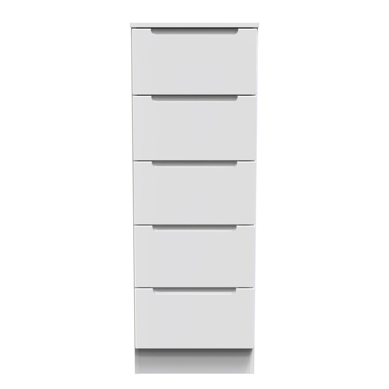 Bisma 37cm W Manufactured Wood Bedside Table, White