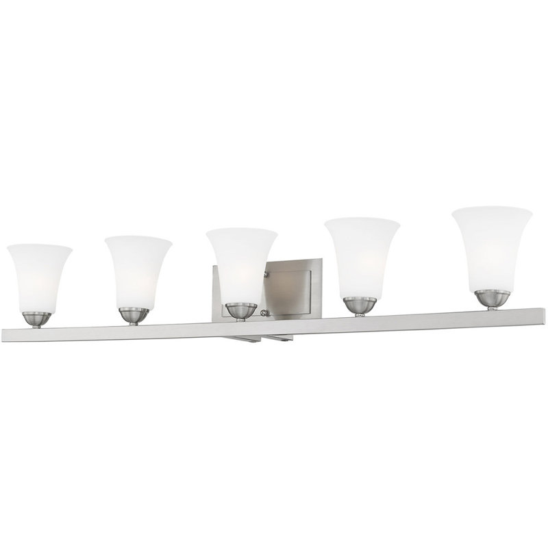 Midtown 5 - Light Vanity Light, Silver