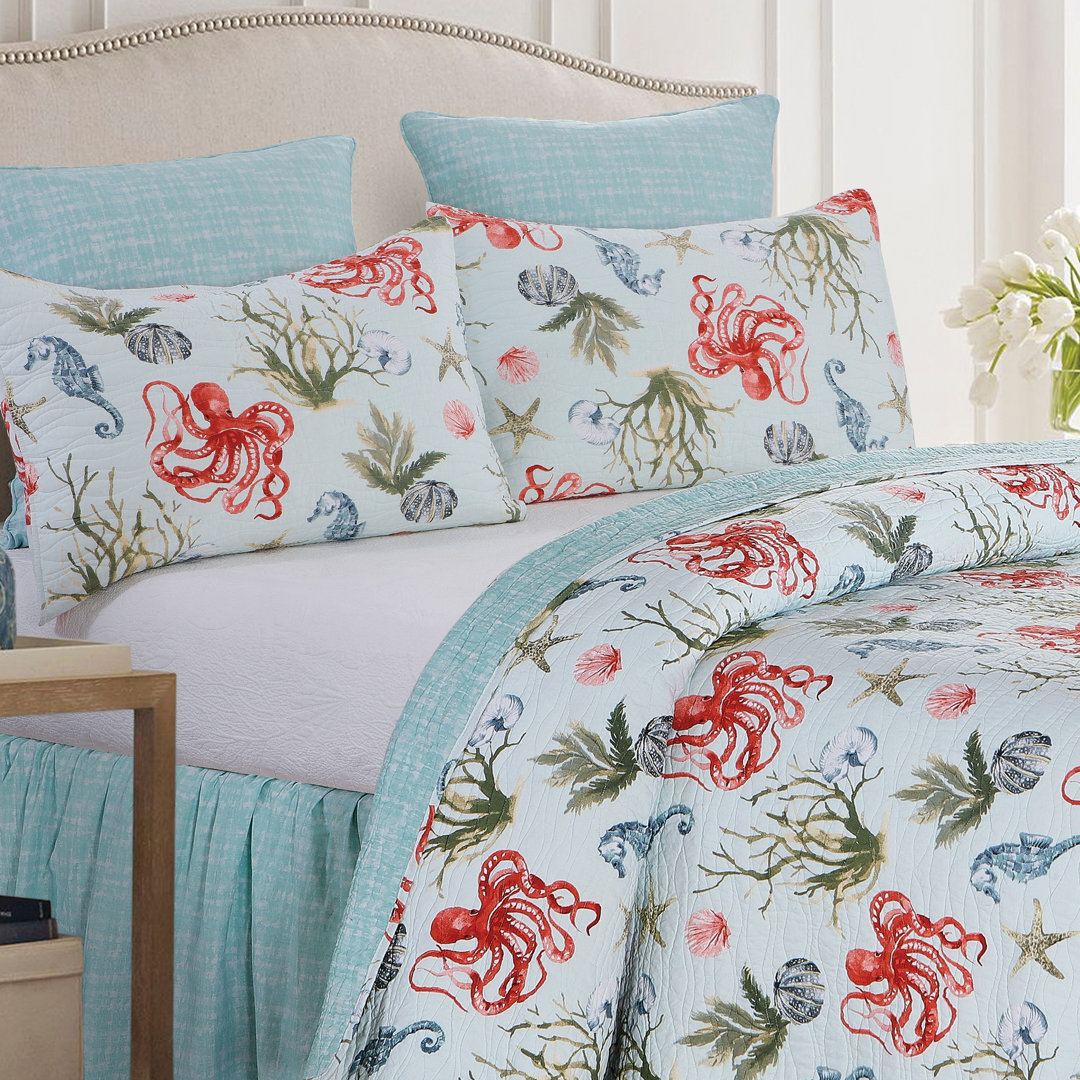 Behari Cotton Reversible Quilt Set C&F Home 