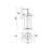 Mcquillen 14'' Tall Modern LED Outdoor Wall Lantern for Porch, Patio, and Garden-853277
