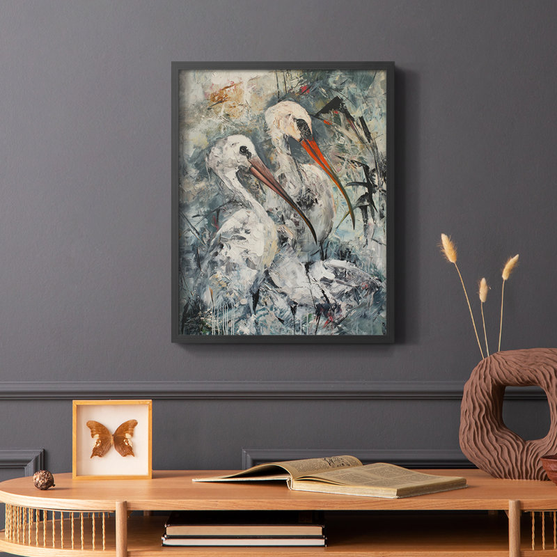 NAUTICAL Series CCLXX  -Premium Framed Print -Ready to Hang - No Nails Required, 11" H x 9" W, Black