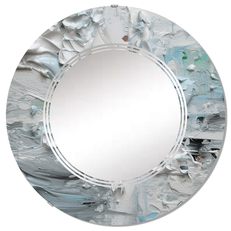 Miroir mural rond Taoualt, 32 po x 32 po