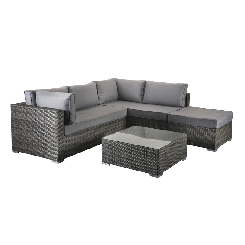 Saffy 5 Seater Rattan Sofa Set