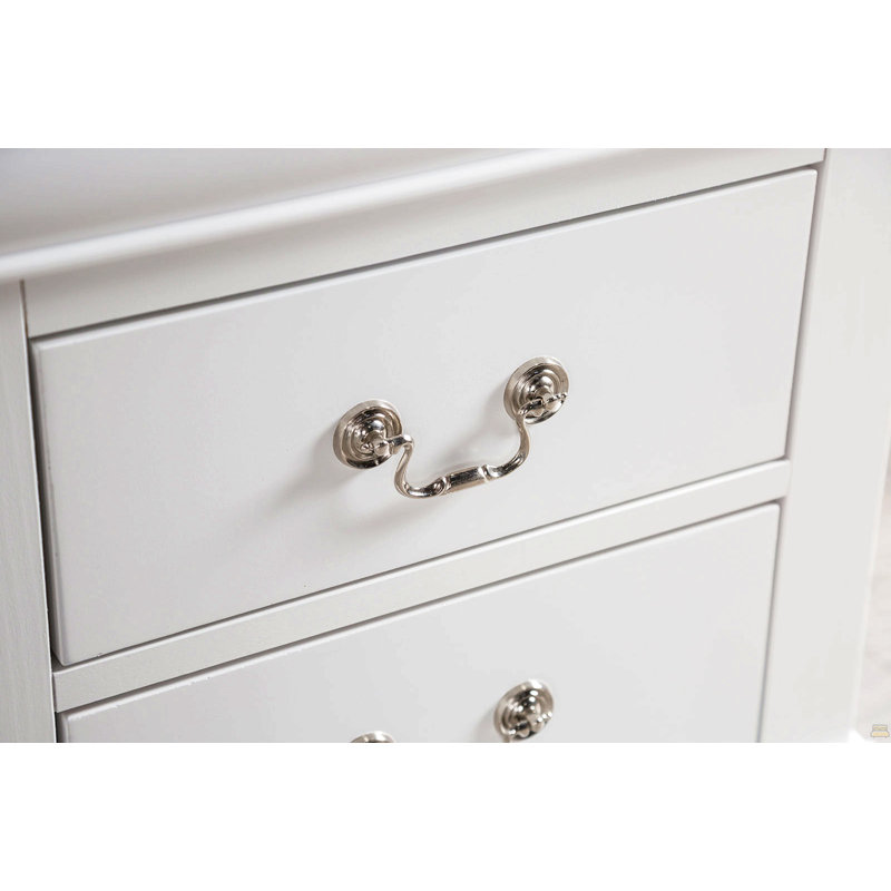 Table de chevet 1Pc, Blanc